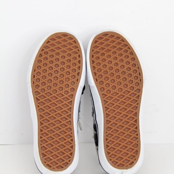 Vans Authentics Skate Shoes Gray Fuzzy Spotted Animal Print, Women's 6 - Picture 6 of 7